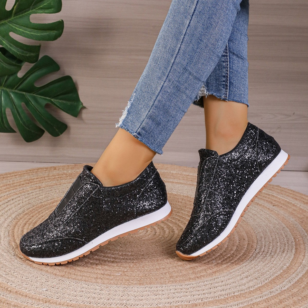 Women's Sequined Shoes
