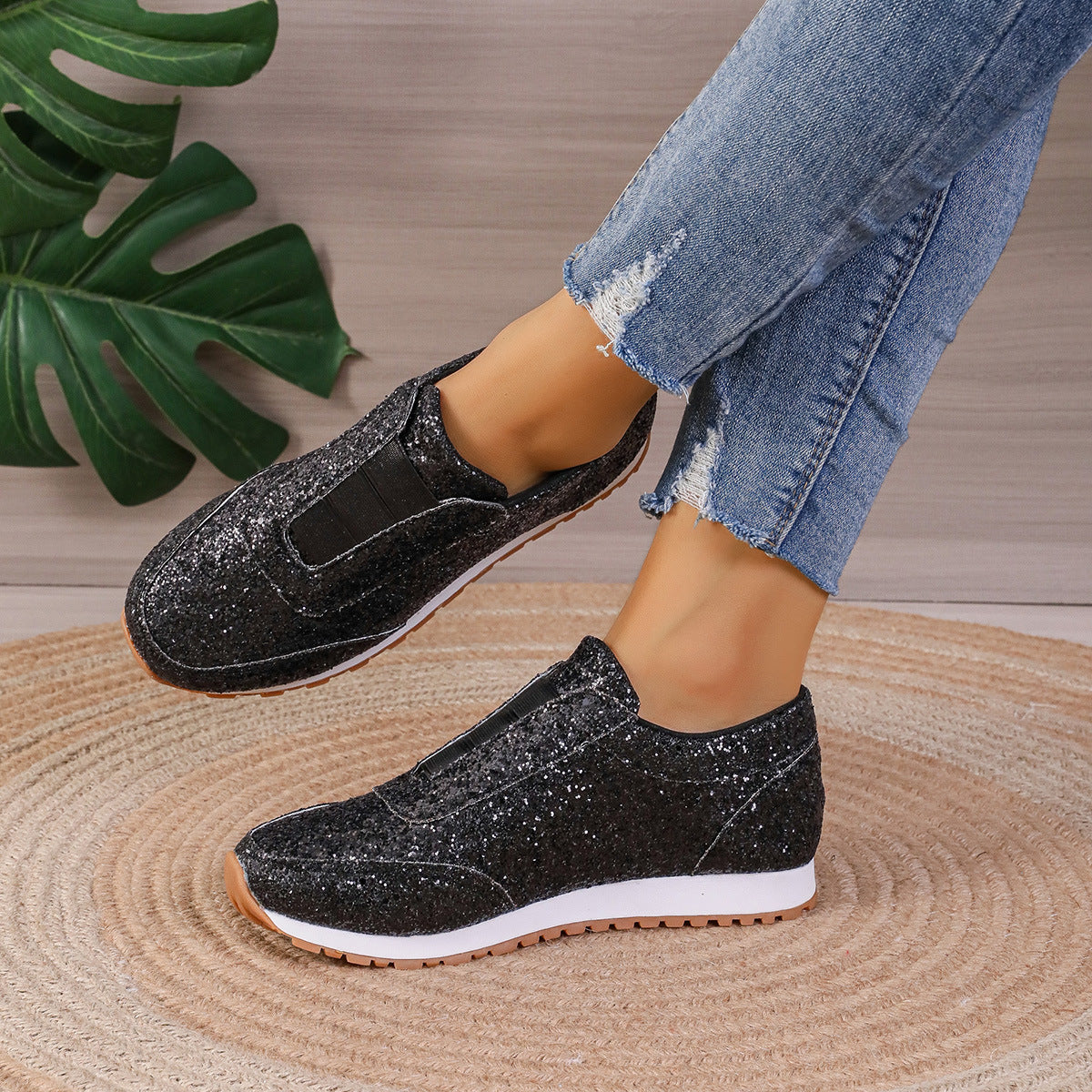 Women's Sequined Shoes