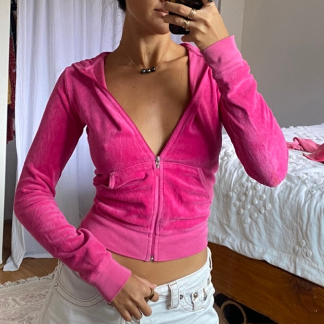 Women's Velvet Hoodies