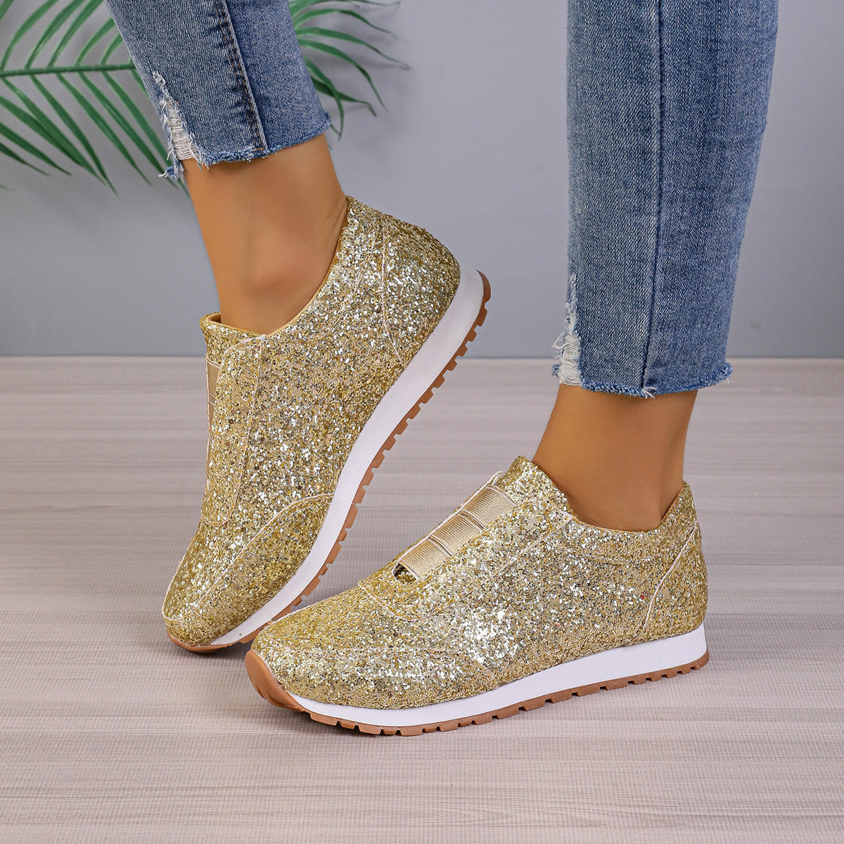 Women's Sequined Shoes