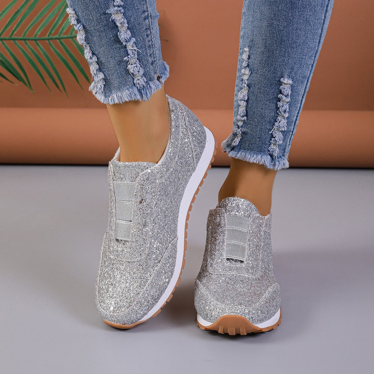 Women's Sequined Shoes