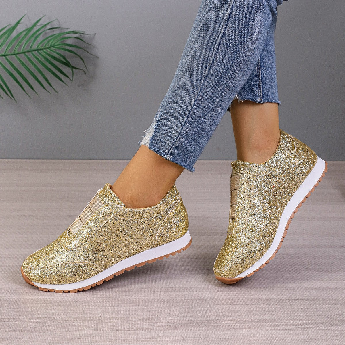 Women's Sequined Shoes