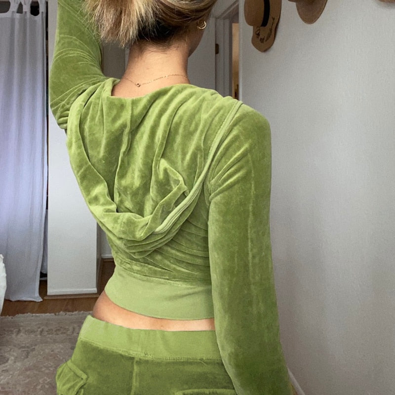 Women's Velvet Hoodies