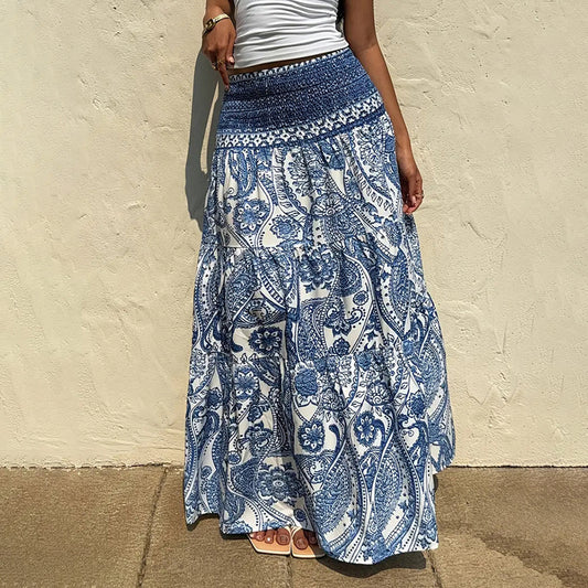Boho Floral Skirt